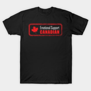Emotional Support Canadian funny canada gift idea T-Shirt